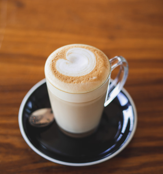 latte coffee cup